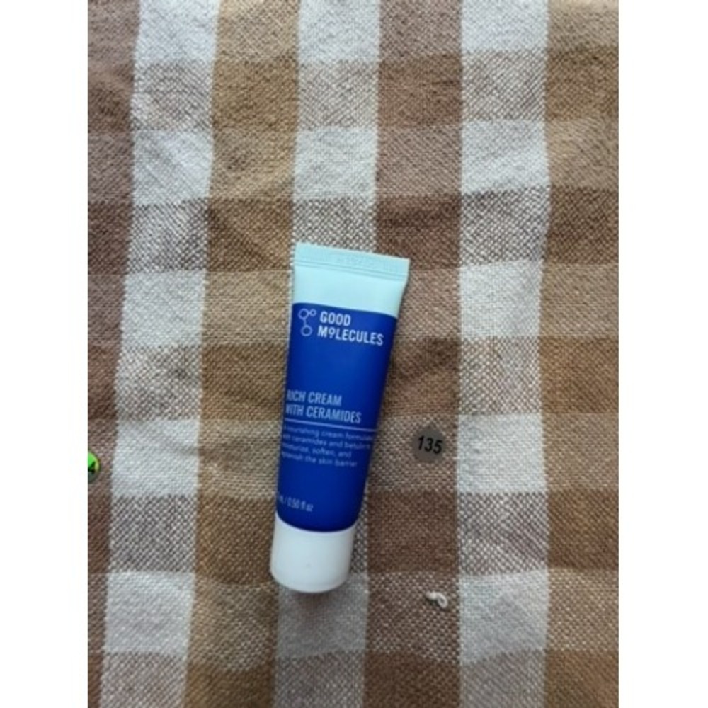 Good Molecules Rich Cream with Ceramides Moisturizer Travel Size 15ml 0.50oz